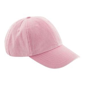 Beechfield Childrens/Kids Vintage Low Profile Baseball Cap / Vintage Dusky Pink